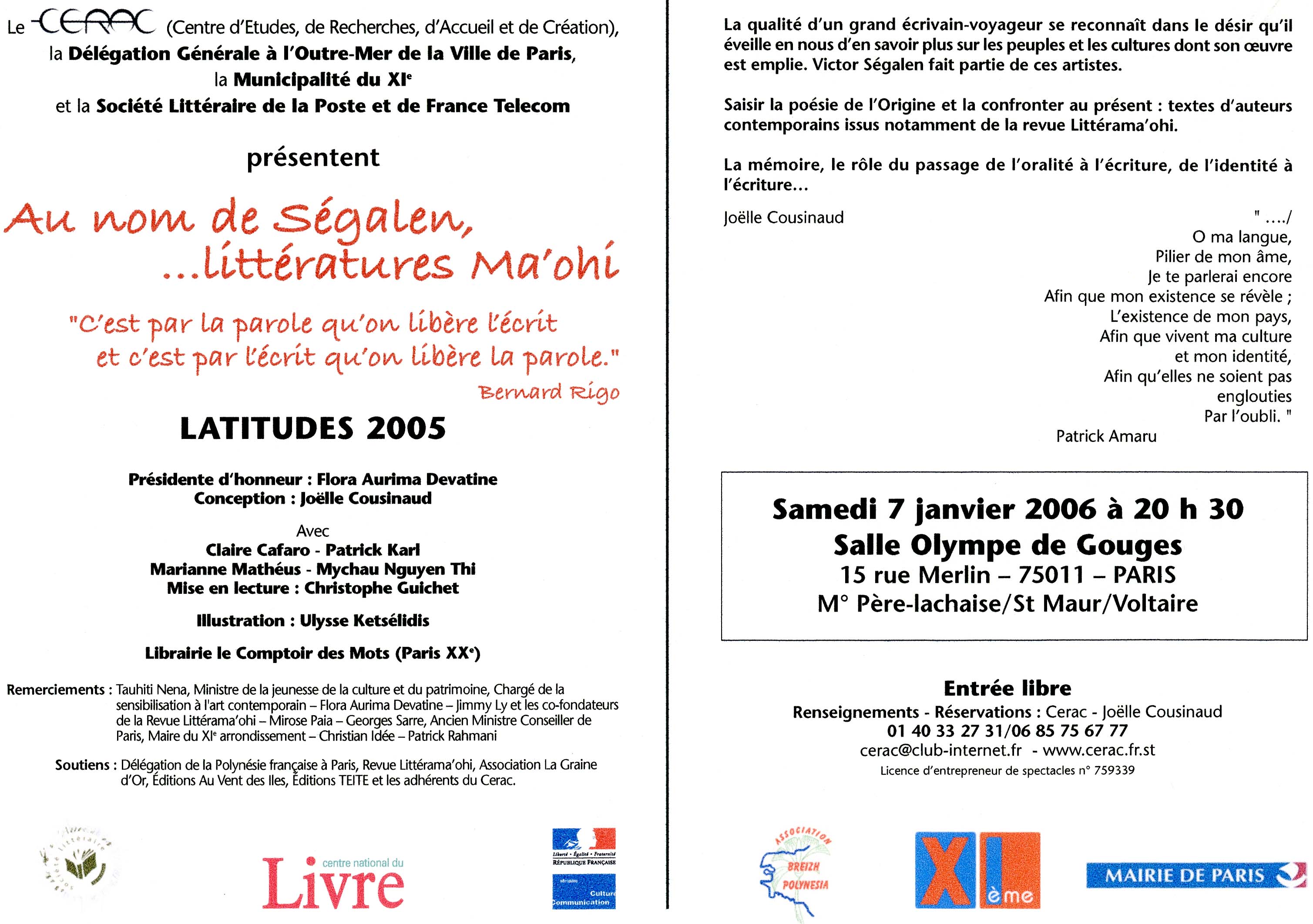 Littérature Maohi